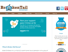 Tablet Screenshot of brokentailrescue.org